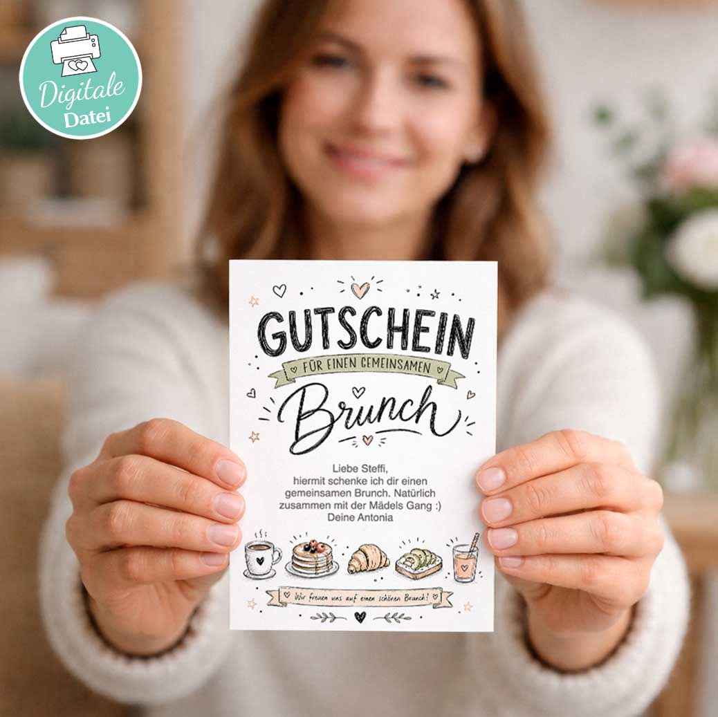 Gutscheinvorlage Brunch