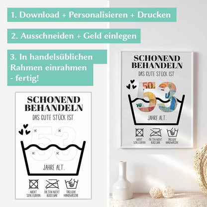 Geldgeschenk zum 54. Geburtstag Herzensprojekt Manufaktur