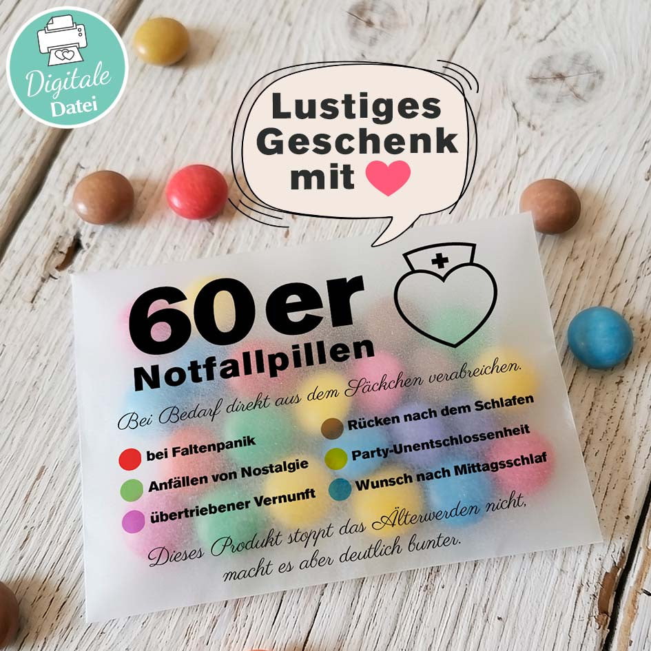 Lustiges Geschenk zum 60. Herzensprojekt Manufaktur