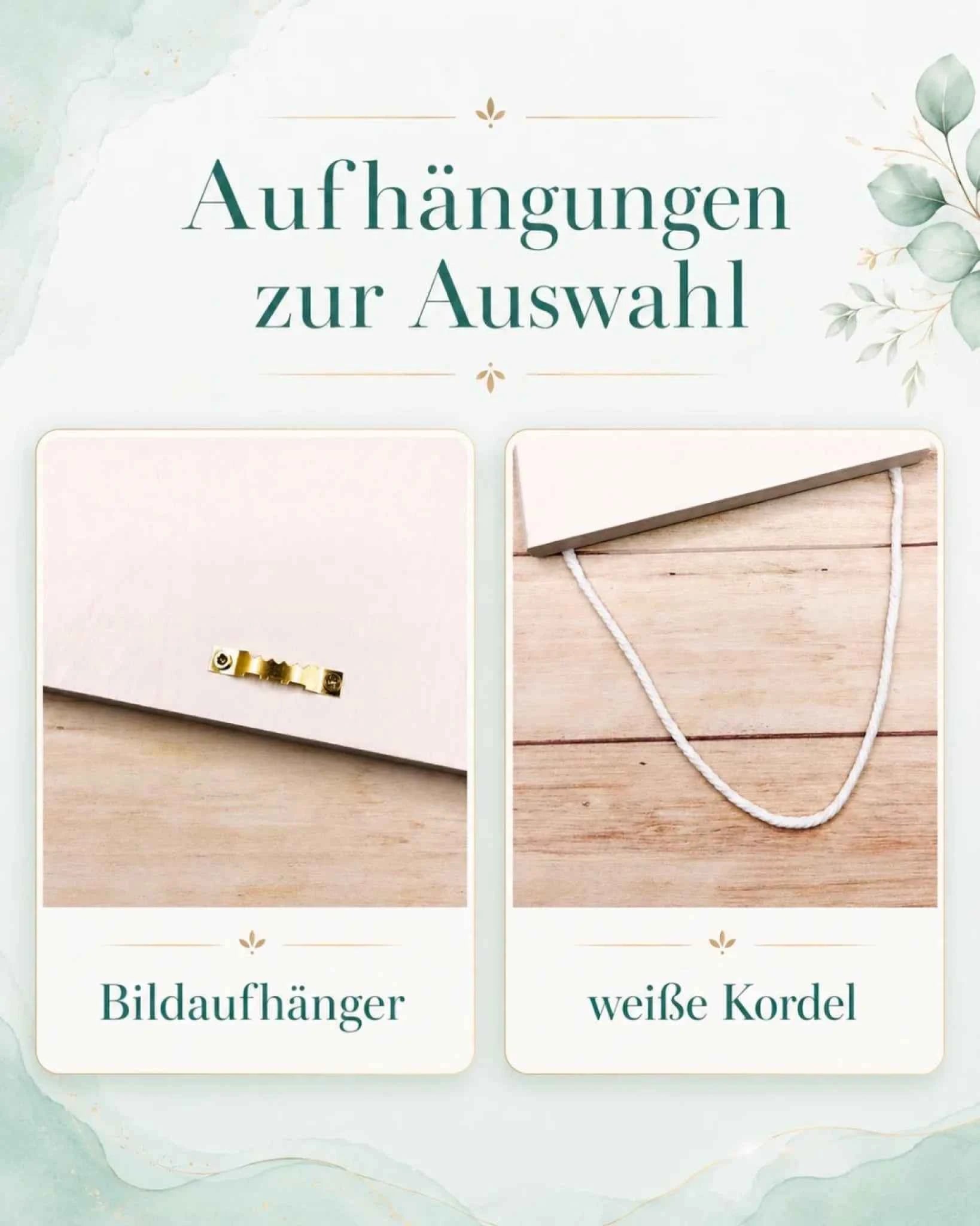 Türschild Familie Eukalyptus