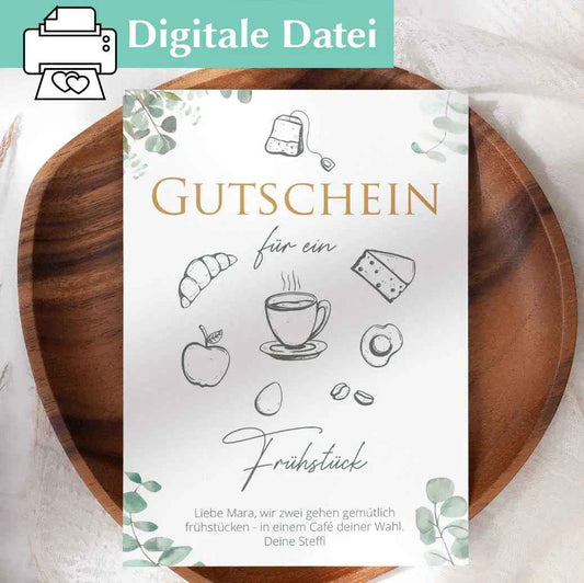 Gutschein gemeinsames Frühstück