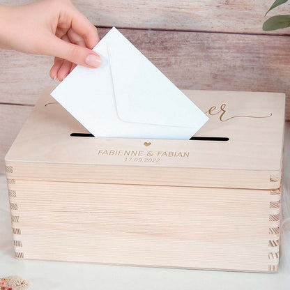 Briefbox Hochzeitspost Herzensprojekt Manufaktur