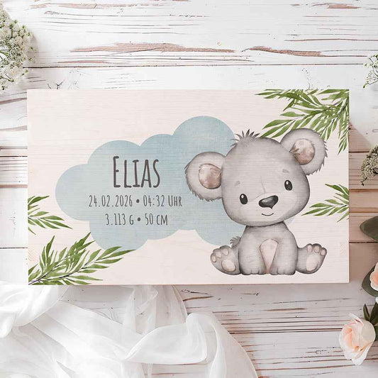 Erinnerungsbox Geburt "Koala"