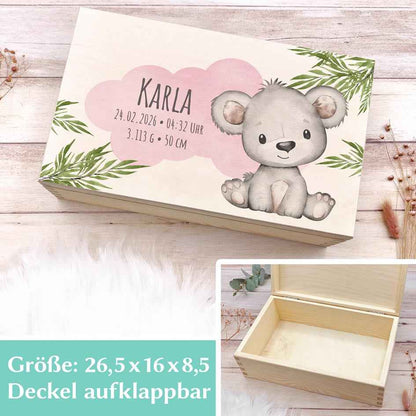 Erinnerungsbox Geburt "Koala"