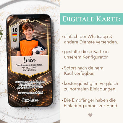 Fußball Einladung Geburtstag Herzensprojekt Manufaktur