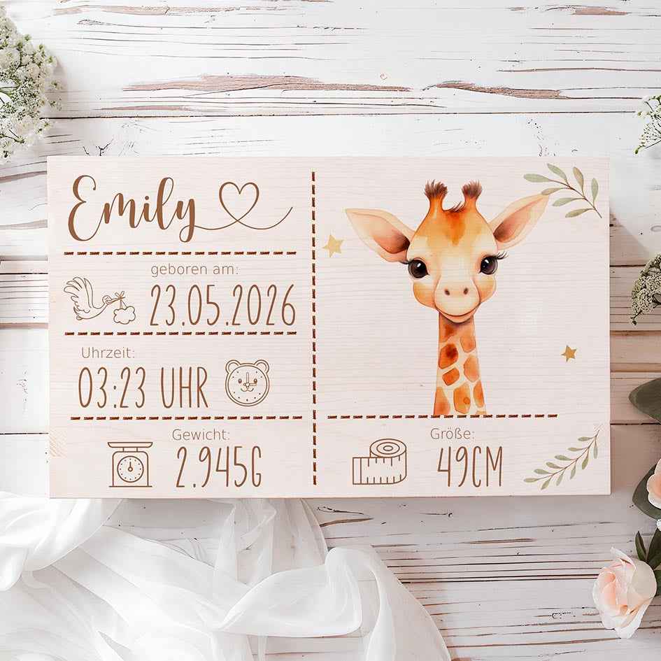 Erinnerungsbox Baby Foto