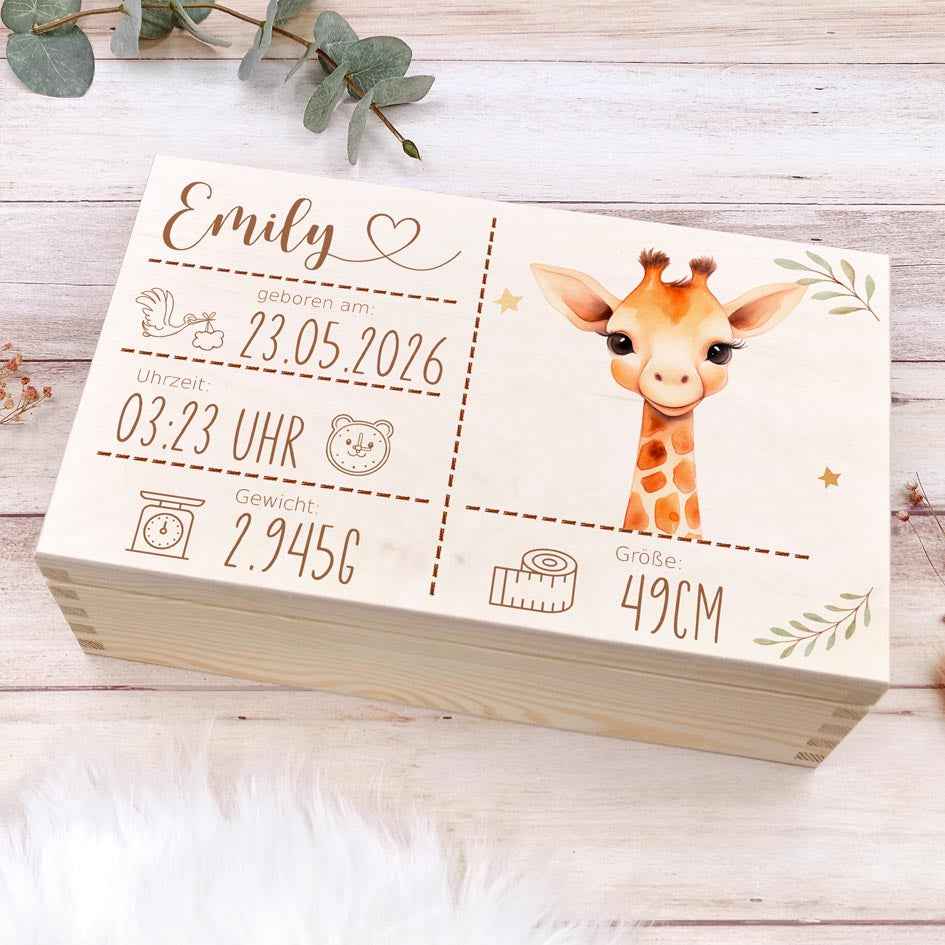 Erinnerungsbox Baby Foto