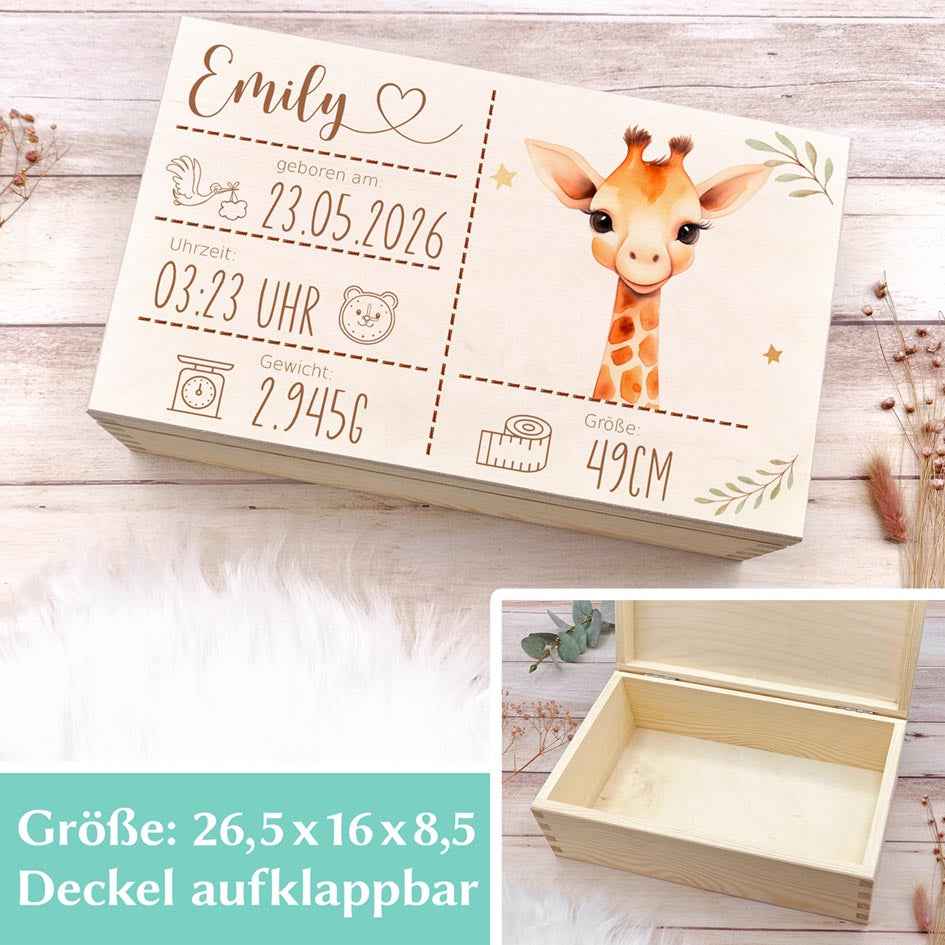 Erinnerungsbox Baby Foto