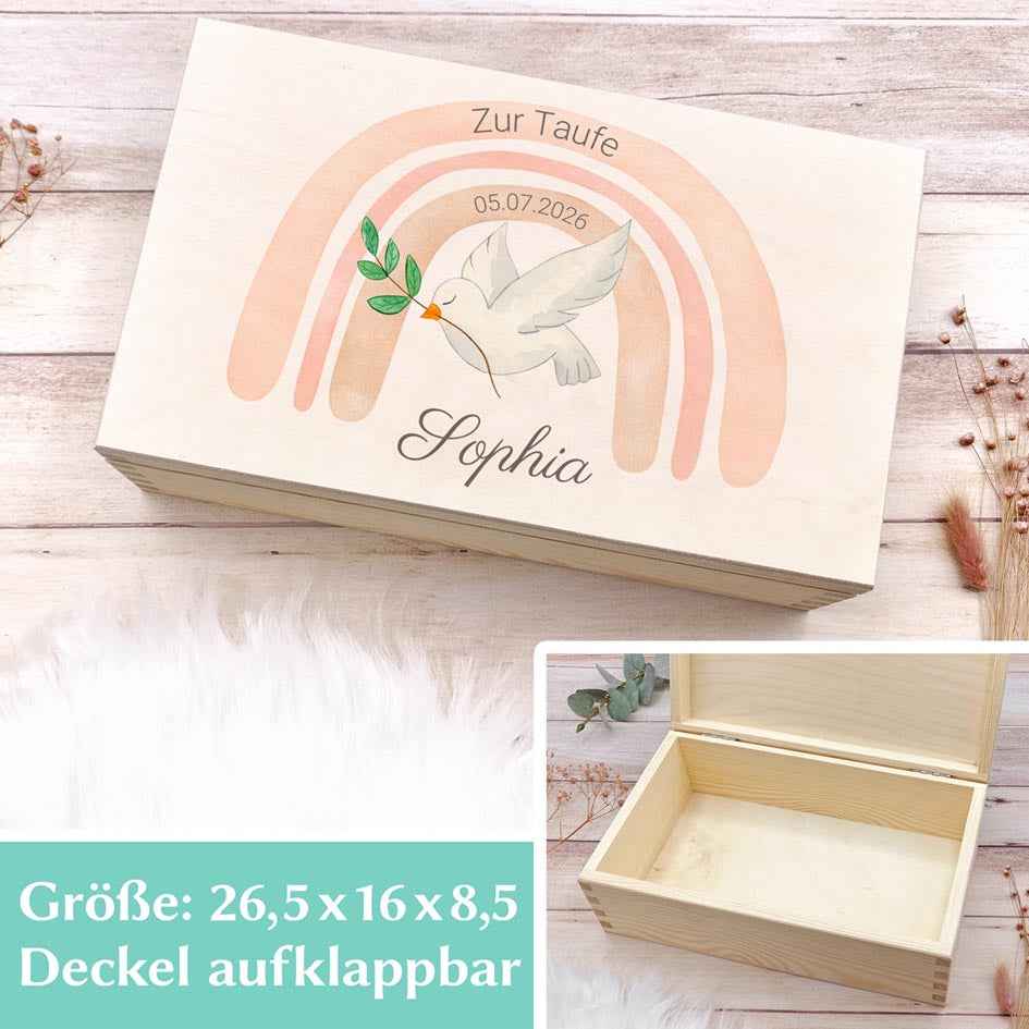 Erinnerungsbox Taufe Löwe