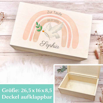 Erinnerungsbox Taufe Löwe