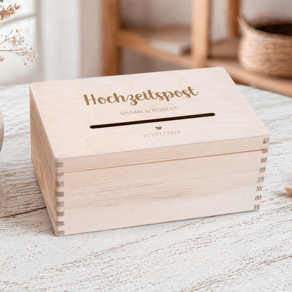 Hochzeitspost Box Herzensprojekt Manufaktur