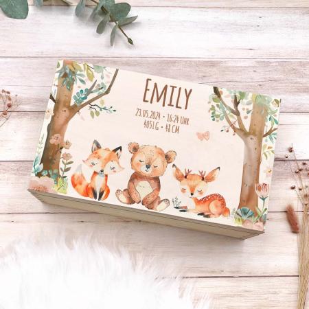 Erinnerungsbox Babys mit Name