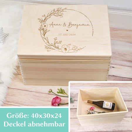 Erinnerungsbox Gravur Hochzeit