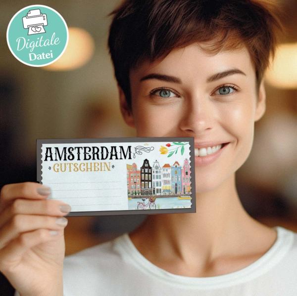 Amsterdam Reise PDF Vorlage